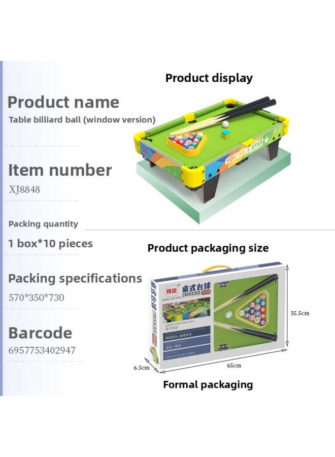 Xiangjun Billiards Table Children's Home Size Mini Pool Table Parent-Child Interactive Entertainment Children's Toys and Gifts